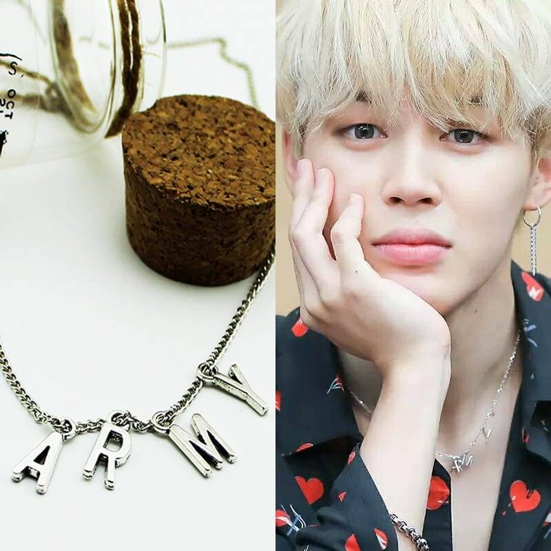 Bts jimin 2025 army necklace