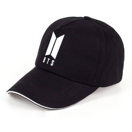 BTS Baseball Cap Caps New Logo cb5feb1b7314637725a2e7: black