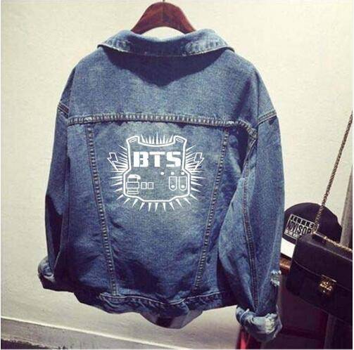 BTS Denim Jacket Hoddies & Jackets a1fa27779242b4902f7ae3: BTS|J-Hope|Jimin|Jin|Jung Kook|Rap Monster|Suga|V