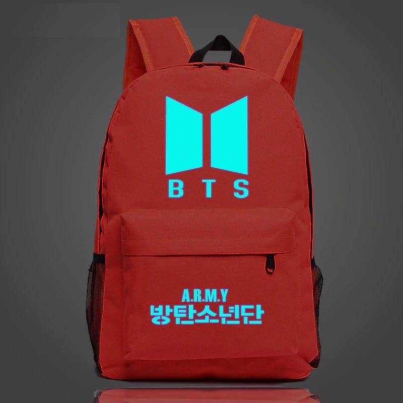 Buy QUWEIMAO KPOP BTS Merchandise Luminous backpack Army Backpack Korean  Backpack Bangtan Boys Backpack Daypack Laptop Bag College Bag School  Backpack for fans at