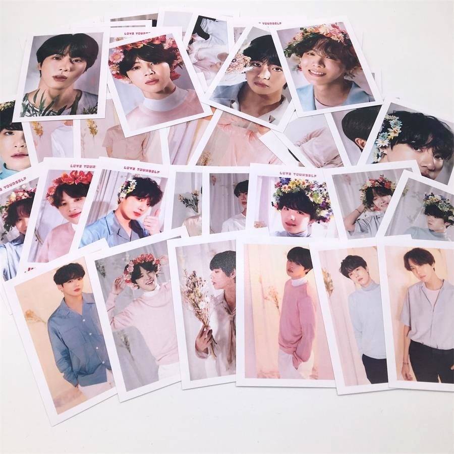 BTS Polaroid Group Photos Kpop Photocard Set – dreajournals
