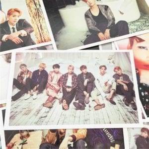 BTS MERCH SHOP, Military Uniform Polaroid Lomo Photocards 30pcs/box