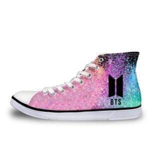 BTS High Top Canvas Unisex Leisure Sneakers BulletProof Vest New Logo Sneakers & Shoes cb5feb1b7314637725a2e7: AK customized 