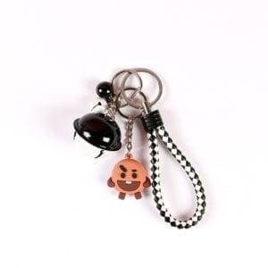 BT21 Cute Doll Bell Keychains