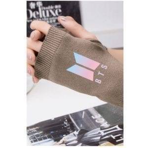 Kashmir Knitted Warm Half-finger Gloves