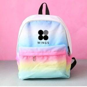 BTS Rainbow Backpack Backpack BTS Wings Merch BulletProof Vest New Logo Young Forever cb5feb1b7314637725a2e7: 01|02|03|04|05|06 