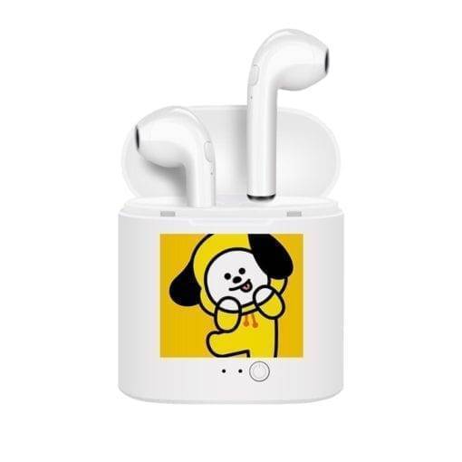 BT21 Wireless Bluetooth Earphone Stereo Headset with Charging Box Accessories Airpods BT21 For Phone cb5feb1b7314637725a2e7: B1|B2|For Chimmy|For COOKY|For KOYA|For MANG|For RJ|For SHOOKY|For TATA|For VAN|Silicone Case