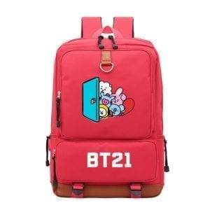BT21 Cartoon Student Backpack