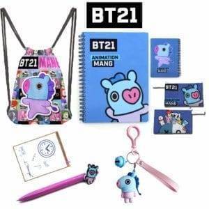 BT21 COOKY Ruler Pink