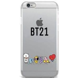 BT21 Soft Silicone Transparent Phone Case (29 Designs)