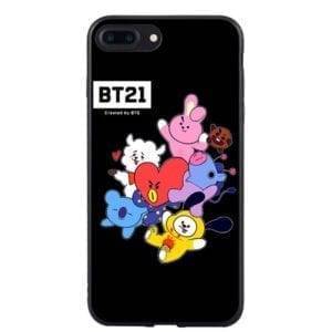 BT21 Soft Silicone Phone Case-(28 Designs)
