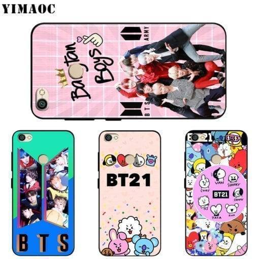BT21 Soft Silicone Phone Cases