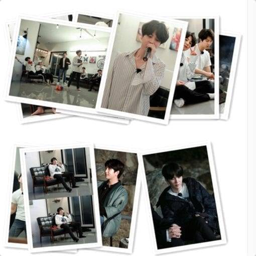 Kpop BTS 2018 Vlivt Ch+ Polaroid Lomo Photo Card Bnagtan Boys Fans Collective Photocard 40pcs PhotoCard Brand Name: AKOLION