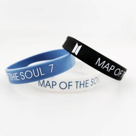 MAP OF THE SOUL 7 Silicone Bracelet (2 Pieces)