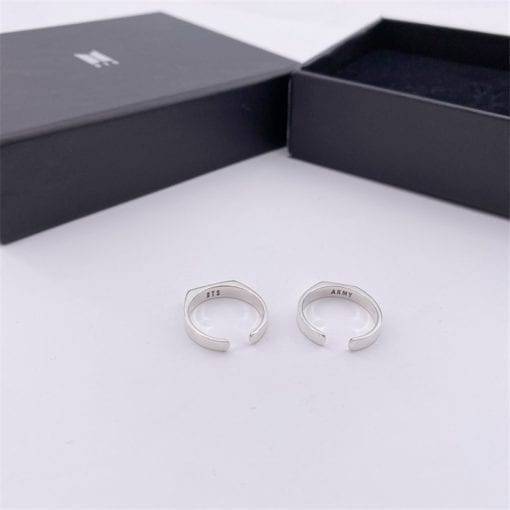 방탄소년단 FM FINAL Ring Couple Rings + Free Gift + 1 Set Card Accessories