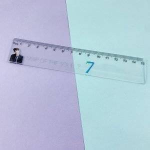 BTS MAP OF THE SOUL 7 Transparent Ruler- 8pieces Accessories Pen Stationery  