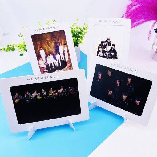 BTS MAP OF THE SOUL : 7 Photo Frame BTS MAP OF THE SOUL 7 Photo Frame PhotoCard Color: 01 With Photo Frame|02 With Photo Frame|03 With Photo Frame|04 With Photo Frame|JHOPE Card|JIMIN Card|JIN Card|JK Card|RM Card|SUGA Card|V Card