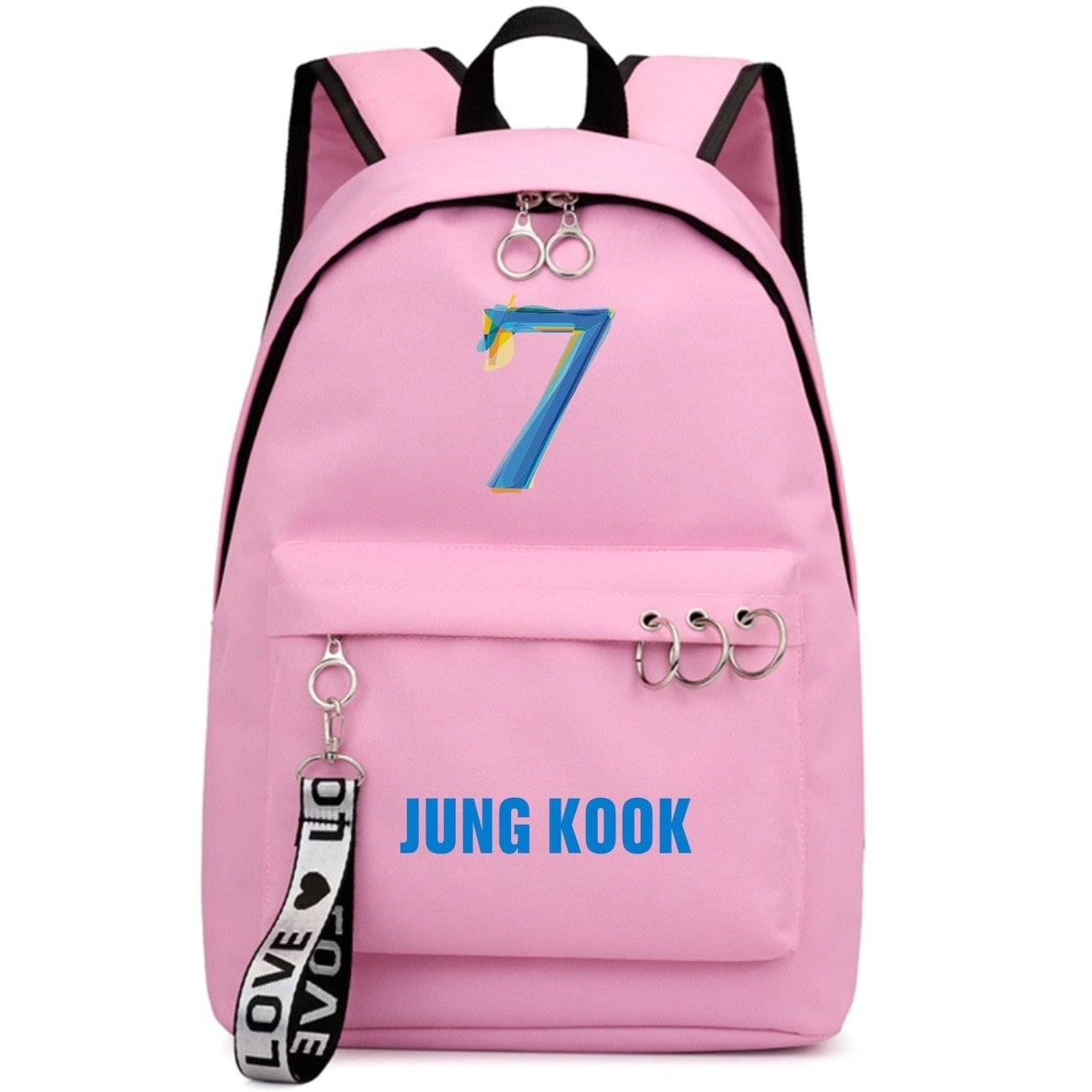 Kpop BTS Backpack Jimin Suga Jin Taehyung V Jhope Jungkook