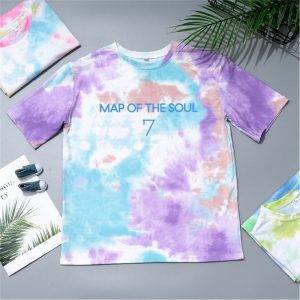 BTS MAP OF THE SOUL 7 Cool Gradient TShirt BTS MAP OF THE SOUL 7 T-Shirts Color: Blue|Pink|Purple|Blue 01|Blue 02|Blue 03|Blue 04|Pink 01|Pink 02|Pink 03|Pink 04|Purple 01|Purple 02|Purple 03|Purple 04 