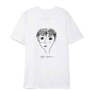 BTS 7th Anniversary 2020 Profile T-shirt T-Shirts T-Shirts Color: White JHOPE|White JIMIN|White JIN|White JUNGKOOK|White RM|White SUGA|White V 