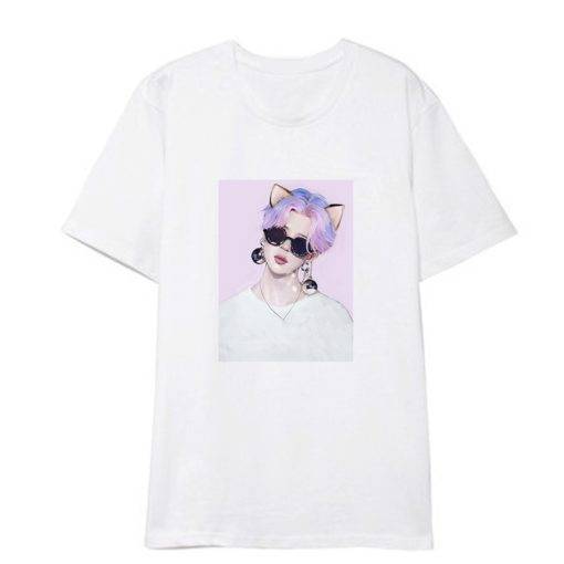 방탄소년단 JIMIN Hip Hop Streetwear T-shirt
