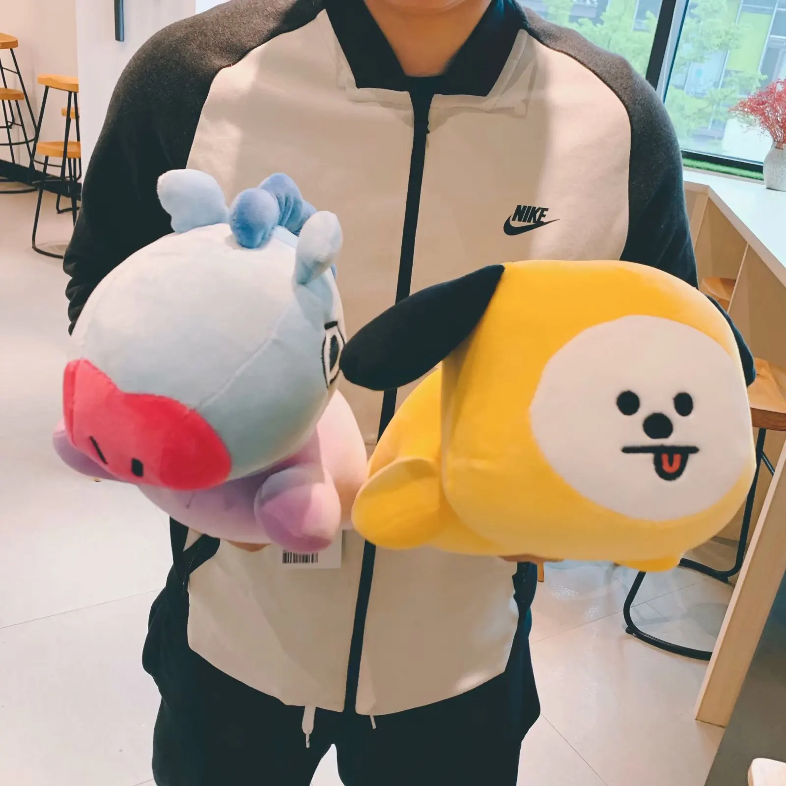 G-Ahora Cartoon Kpop BTS Soft Pillow Cover Decorative Square Throw Pillow  Case Set Cooky MANG KOYA CHIMMY TATA RJ SHOOKY Cushion Cover for Sofa Bed